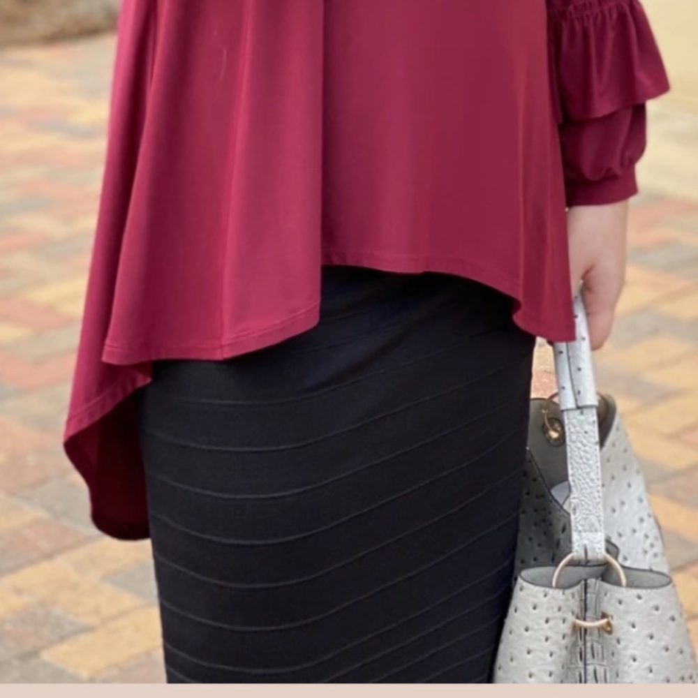 Zadie B black skirt-ON HOLD